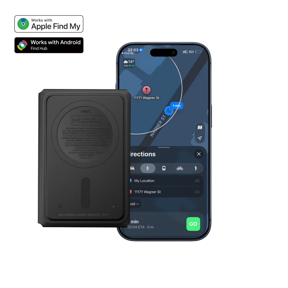 Trackable Field Wallet
