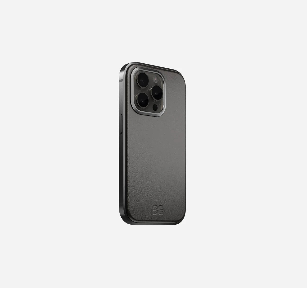 Aluminium Leather Case (Black) - iGadget