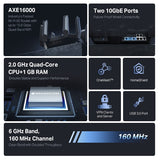 AXE16000 Quad-Band 16-Stream Wi-Fi 6E Router