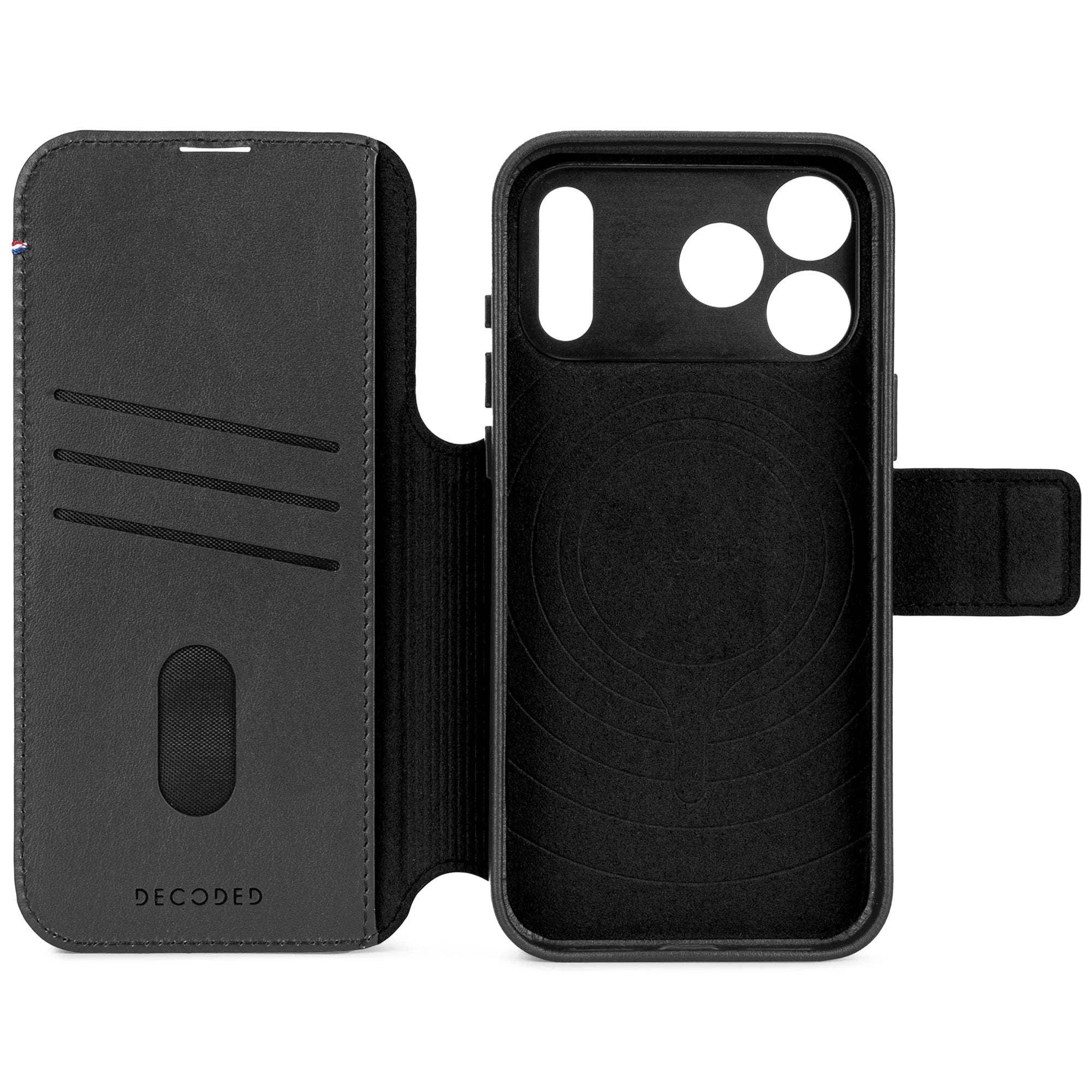 Leather Detachable Wallet Case