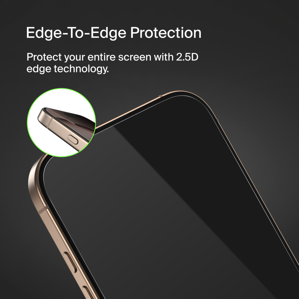 ScreenForce Privacy Screen Protector for iPhone 16 Pro Max