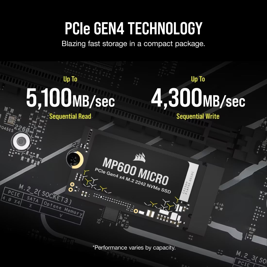 MP600 MICRO PCIe 4.0 (Gen4) x4 NVMe M.2 2242 SSD - igadget - CORSAIR ouedkniss-jumia