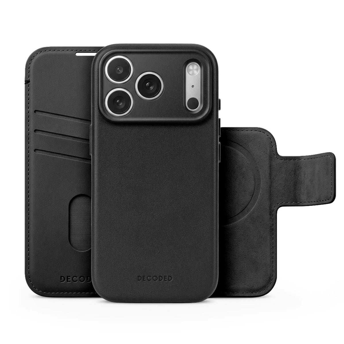 Leather Detachable Wallet Case for iPhone 18 Pro Max
