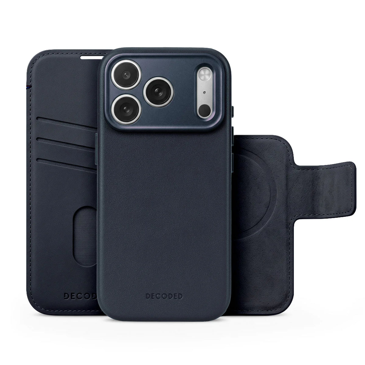 Leather Detachable Wallet Case for iPhone 18 Pro Max