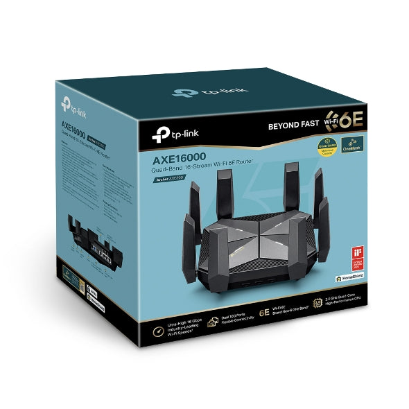 AXE16000 Quad-Band 16-Stream Wi-Fi 6E Router