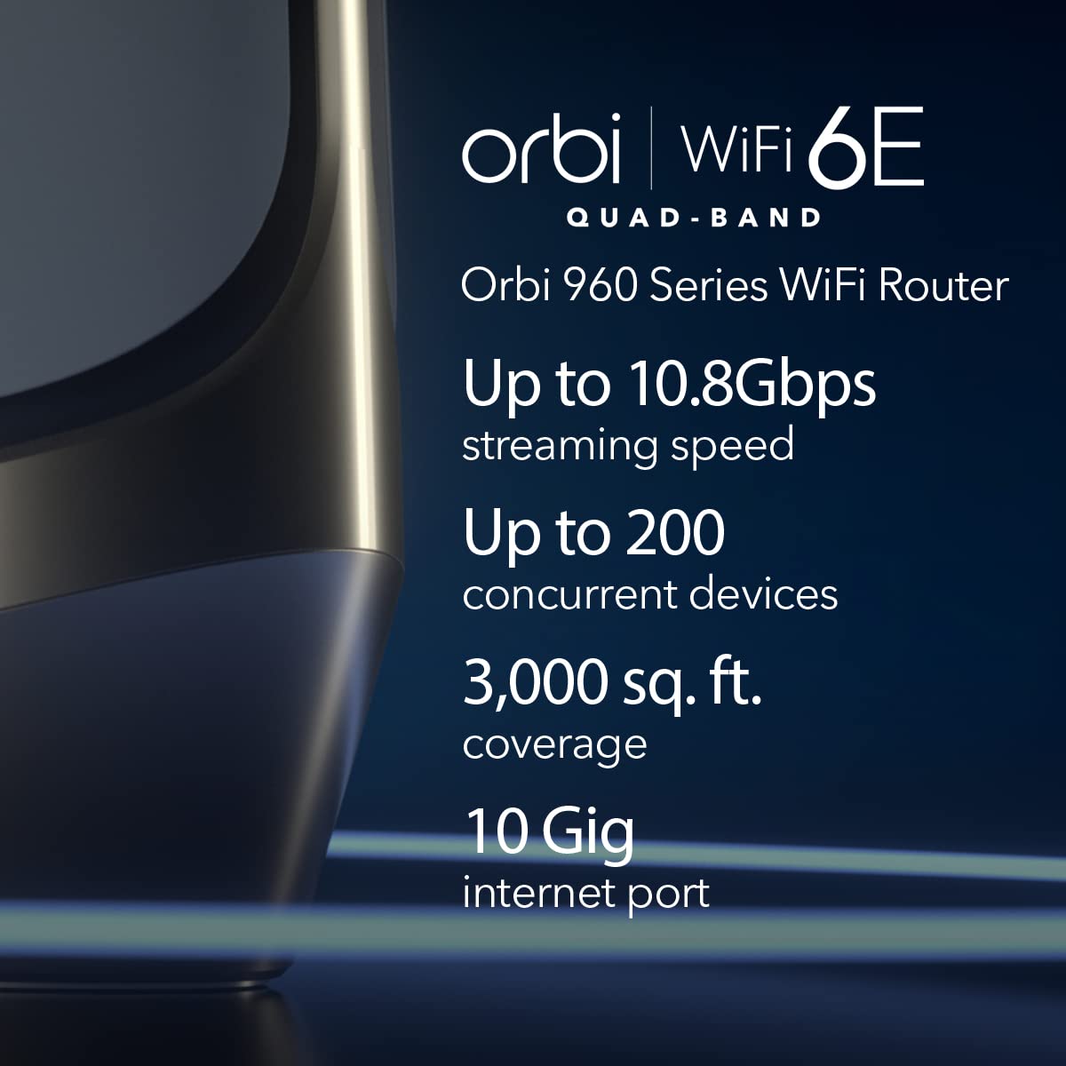 Orbi 960 Series WiFi 6E Router (10Gbps)