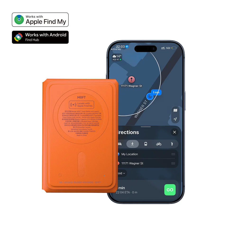 Trackable Field Wallet