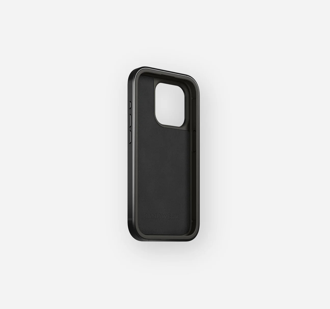 Aluminium Leather Case (Black) - iGadget