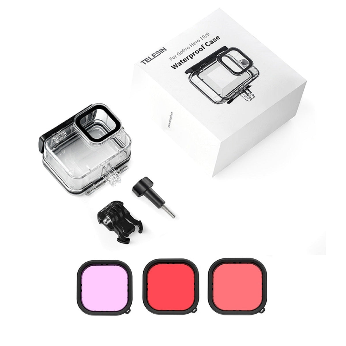 Waterproof Case GoPro Hero 9-13 + Filters