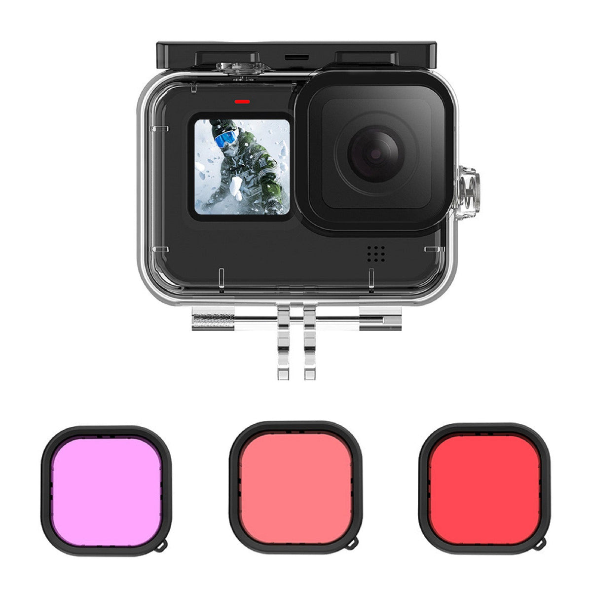 Waterproof Case GoPro Hero 9-13 + Filters