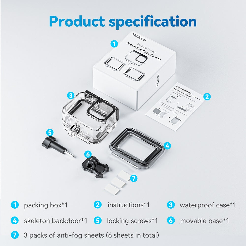 All Scene Protective Case Waterproof Set GoPro 9-12