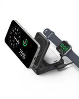 MagGo Wireless Charging Station (Foldable 3-in-1) - iGadget