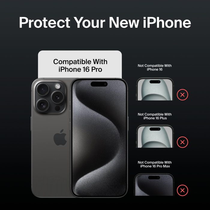 ScreenForce Privacy Screen Protector for iPhone 16 Pro - iGadget
