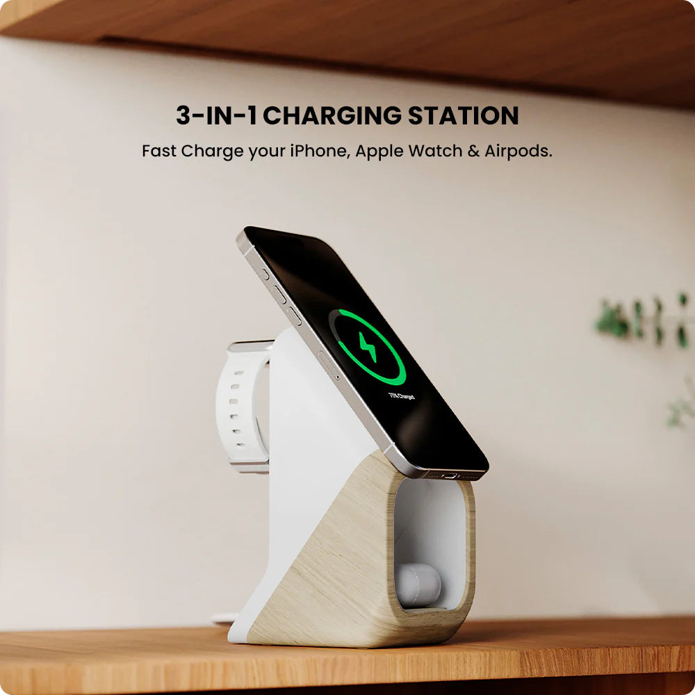 NOVA 3-in-1 Fast Wireless Charging Station - igadget - Journey ouedkniss-jumia