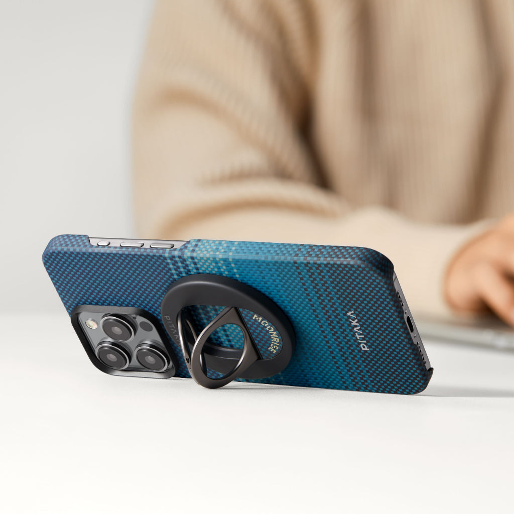 Tactile Woven Case (Moonrise) + Grip - igadget - Pitaka ouedkniss-jumia
