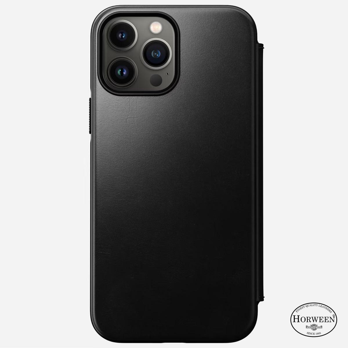 Nomad Modern Leather Folio iPhone 13 Pro Max | Horween® - iGadget Store