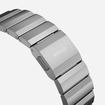 Nomad Titanium Apple Watch Band - Silver Hardware - iGadget Store