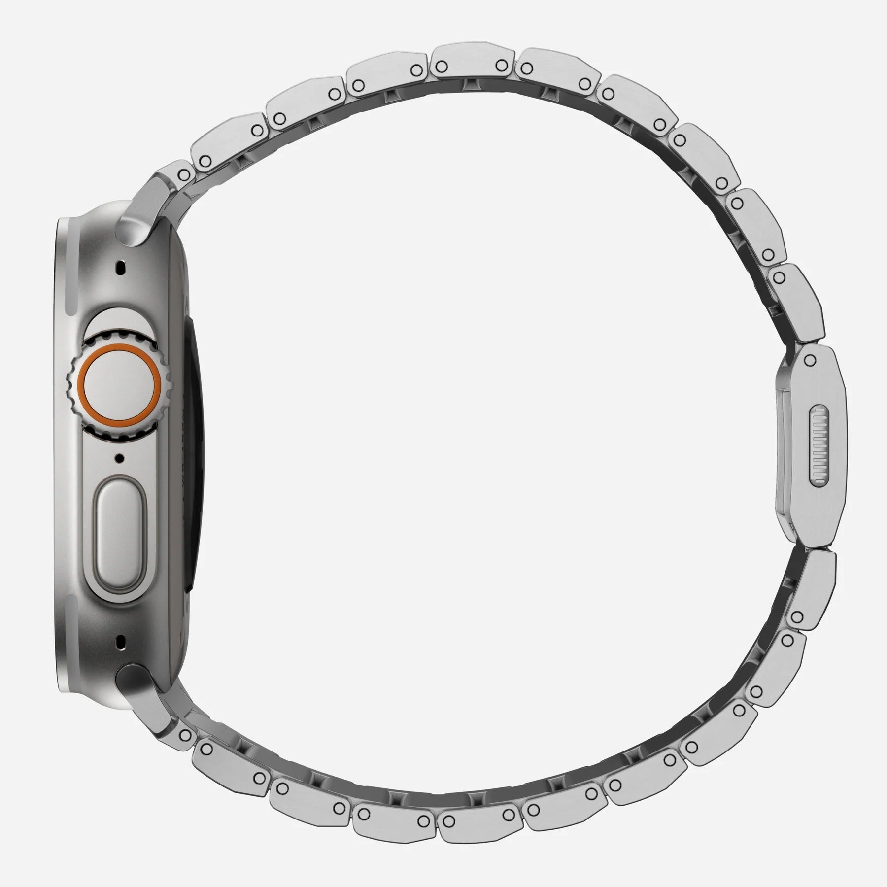 Nomad Titanium Apple Watch Band - Silver Hardware - iGadget Store