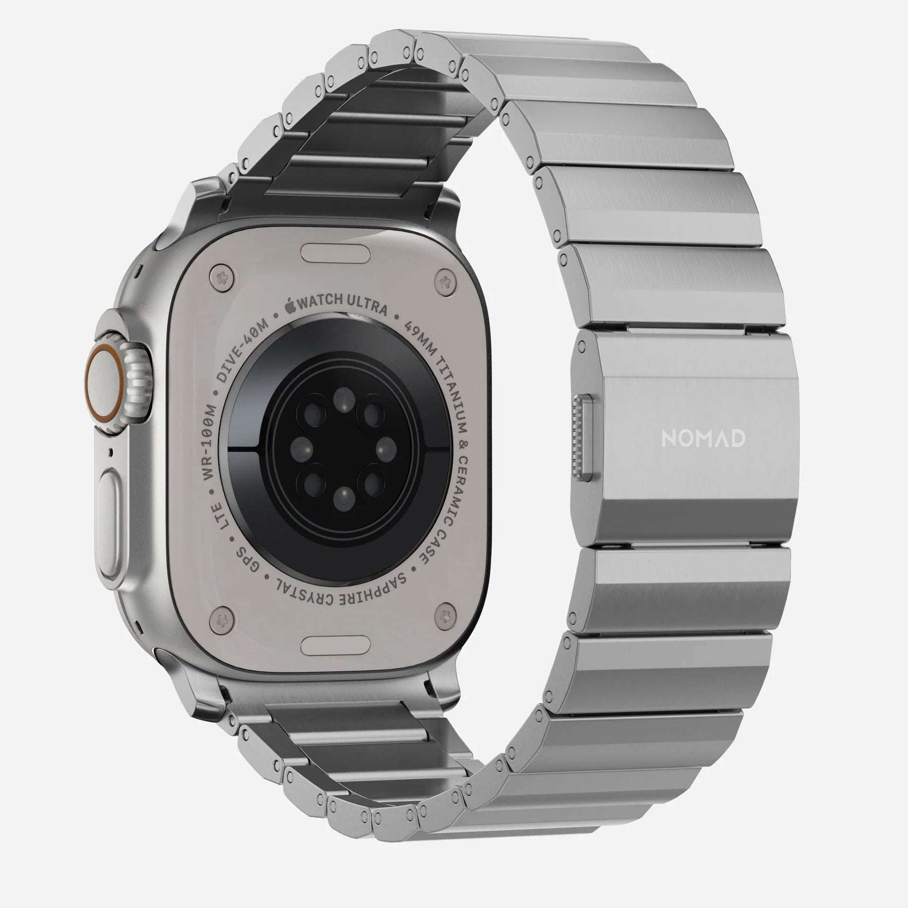 Nomad Titanium Apple Watch Band - Silver Hardware - iGadget Store